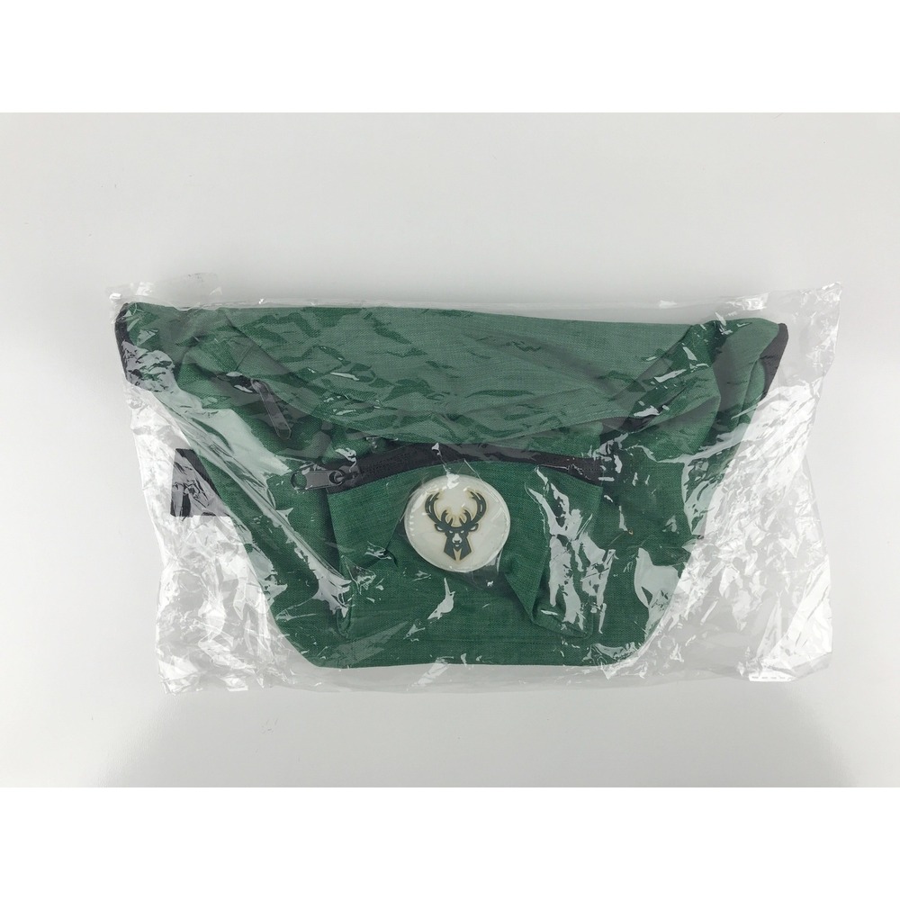 Milwaukee Bucks Fanny Pack Fiserv Forum Green Waist Bag‎ With Logo